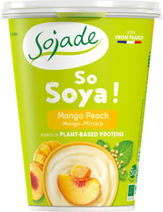 Produit à base de soja mangue/pêche sans gluten BIO 400g - SOJADE