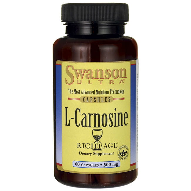L-carnosine 500mg L-carnosine 60 gélules de SWANSON