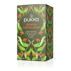 Thé vert matcha ginseng BIO - 20 sachets PUKKA