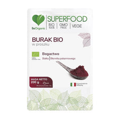 Poudre de betterave BIO 66 portions 200g beorganic MEDICALINE