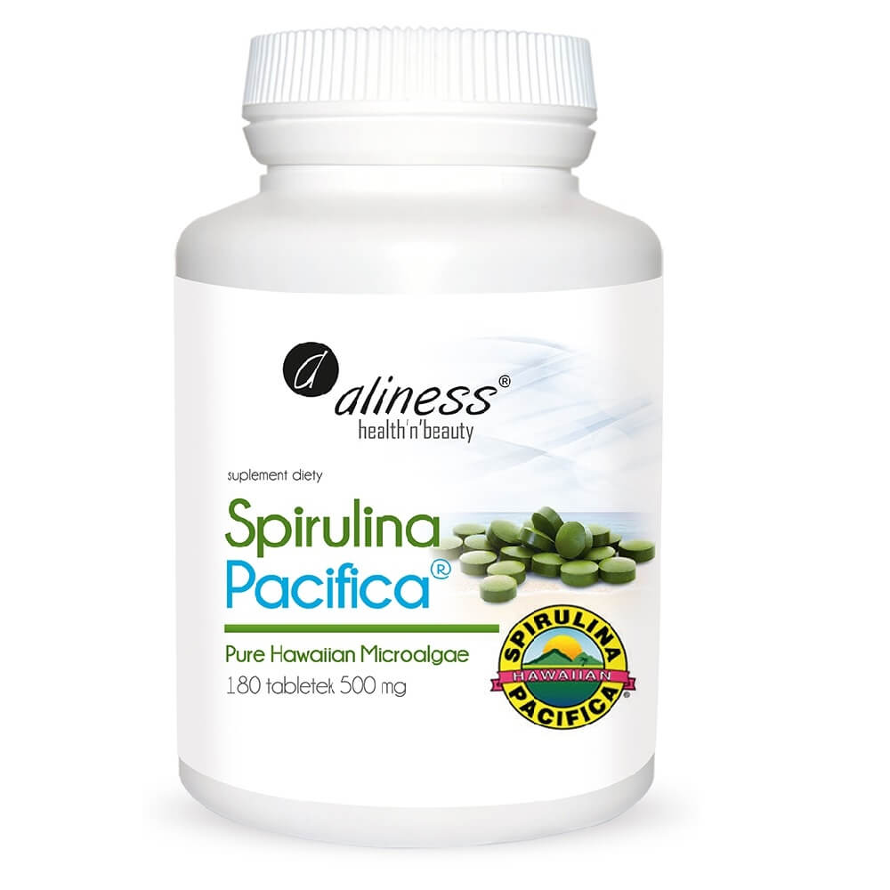 Algues spiruline du Pacifique arthrospira platensis pacifica 500 MG 180 comprimés ALINESS