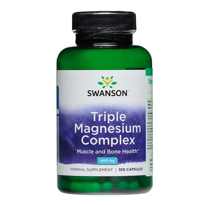 Complexe magnésium triforme 400mg complexe triple magnésium 100 gélules SWANSON