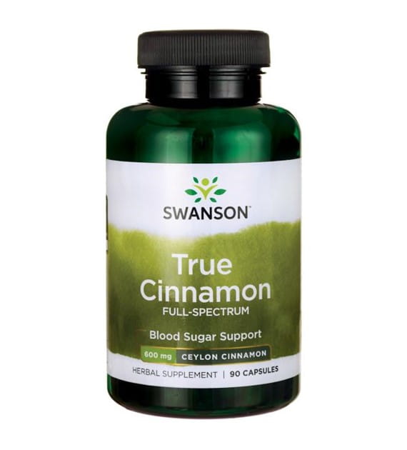 Cannelle de Ceylan FS vraie cannelle de ceylan 600mg 90 gélules SWANSON