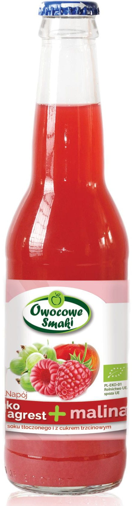 Boisson pomme framboise groseille BIO 330 ml - SAVEURS DE FRUITS