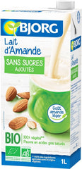 Boisson aux amandes sans sucres ajoutés au calcium d'algues marines BIO 1000 ml - BJORG