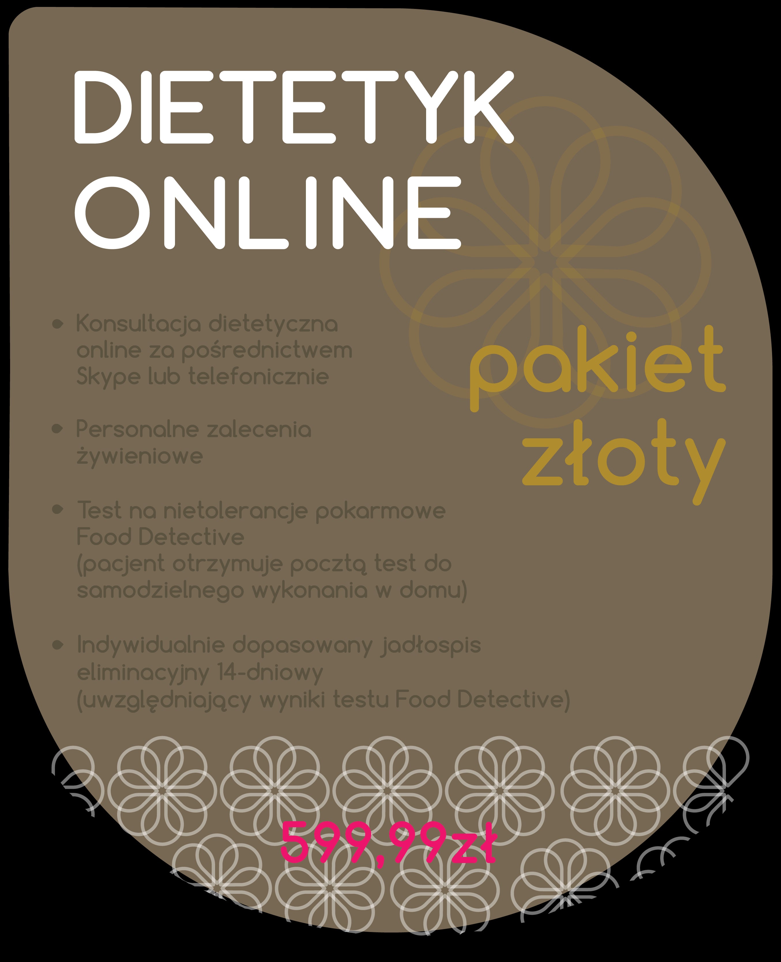 Diététiste en ligne - forfait or (test d'intolérance alimentaire de détective alimentaire fait maison, envoyé par coursier)