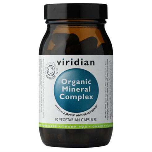 Minéraux organiques complexe de minéraux organiques 90 gélules VIRIDIAN