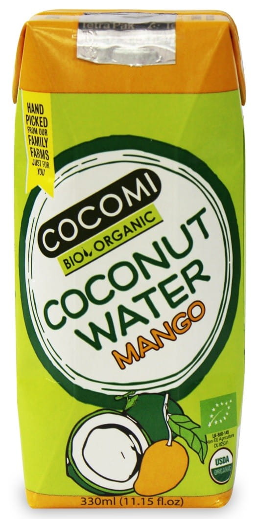 Eau de coco saveur mangue BIO 330 ml - COCOMI