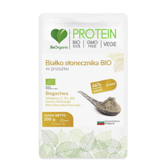 Poudre de protéine de tournesol BIO 66 portions de 200g beorganic MEDICALINE