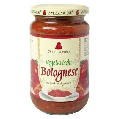Sauce bolognaise végétarienne sans gluten BIO 350 g - ZWERGENWIESE
