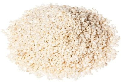 Sésame blanc décortiqué BIO (matière première) (25 kg) 7