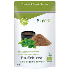 Thé Pu-erh en poudre BIO 90 g - BIOTONA