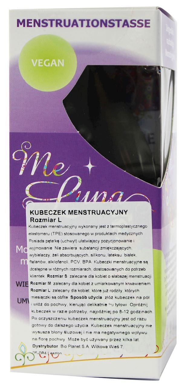 Coupe menstruelle taille L noire - ME LUNA