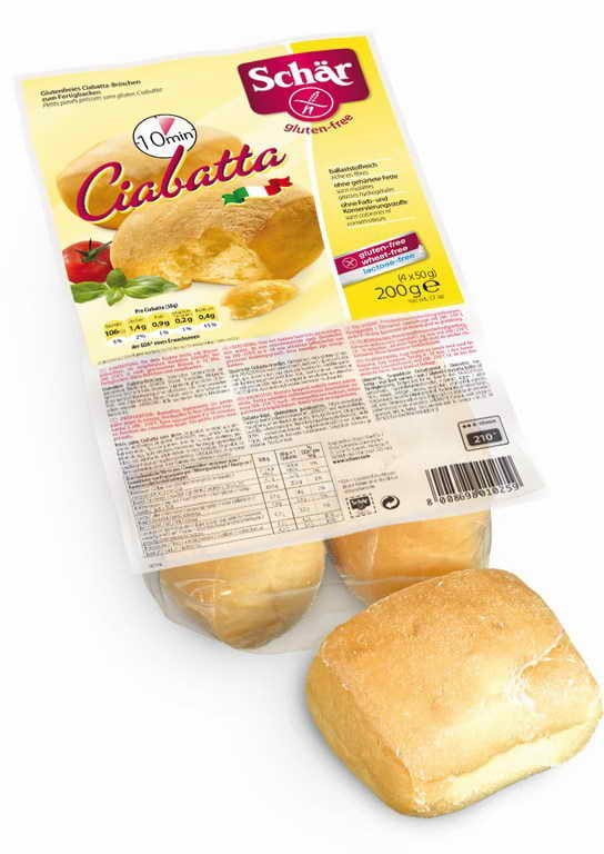 Petits pains ciabatta sans gluten 200 g SCHÄR