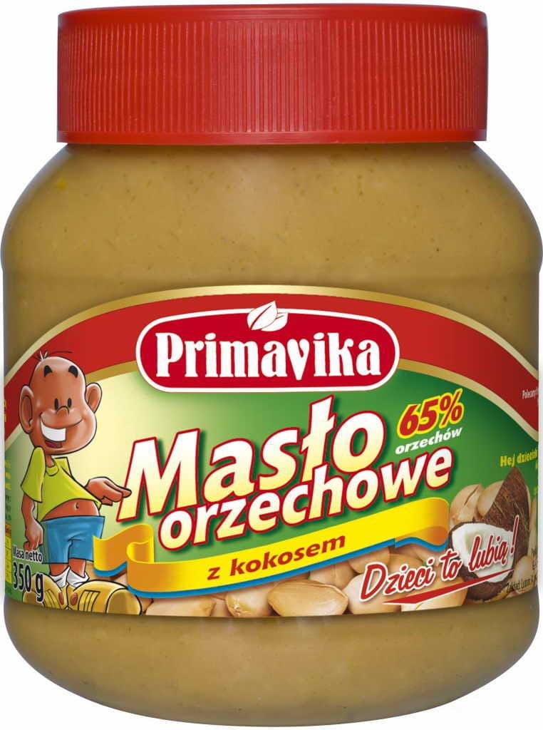 Beurre de cacahuètes à la noix de coco 350 g PRIMAVIKA