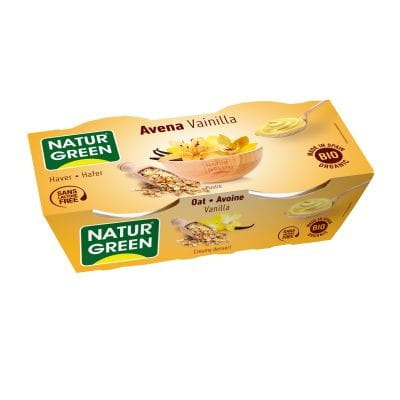 Dessert avoine vanille BIO 2 x 125 g NATURGREEN