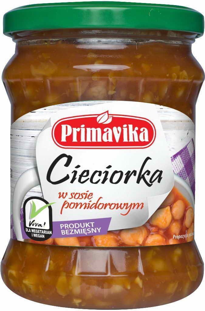 Pois chiches à la sauce tomate 440 g PRIMAVIKA