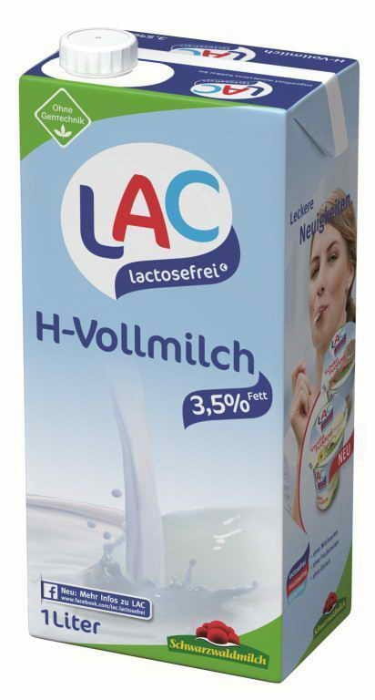 Lait sans lactose 3,5% 1000 ml SCHWARZWALDMILCH
