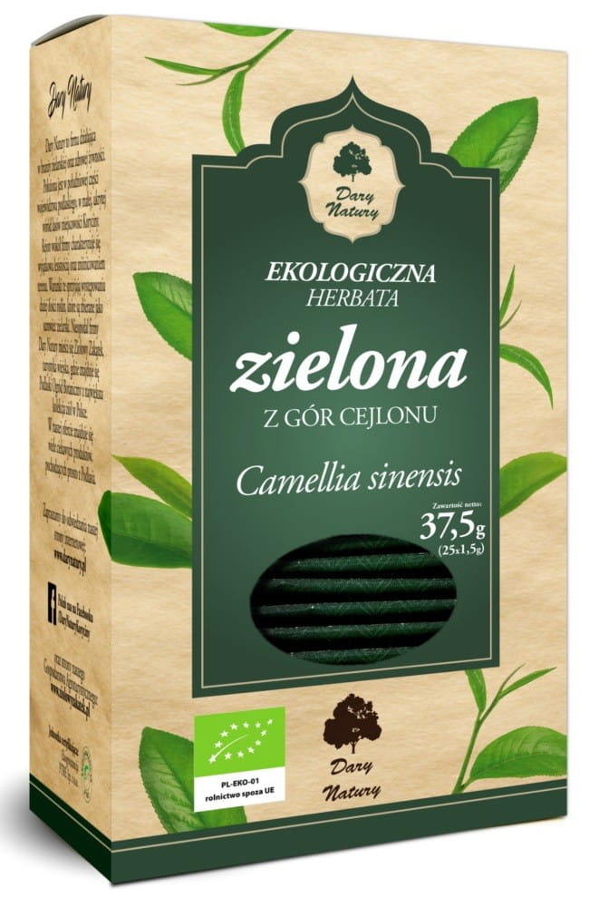 Thé vert BIO (25 x 15 g) - CADEAUX DE LA NATURE