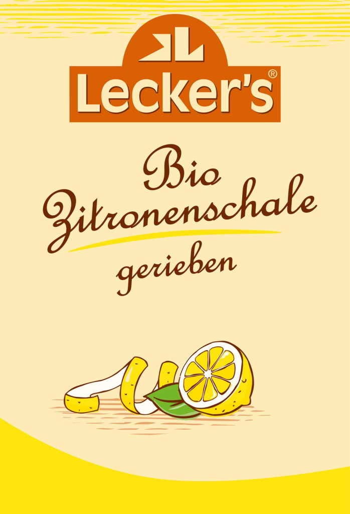 Zeste de citron râpé BIO 15 g LECKER'S