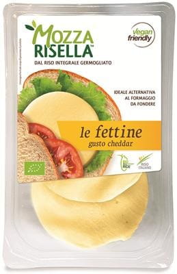 Fromage végétalien à base de riz complet façon cheddar BIO 80 g MOZZARISELLA