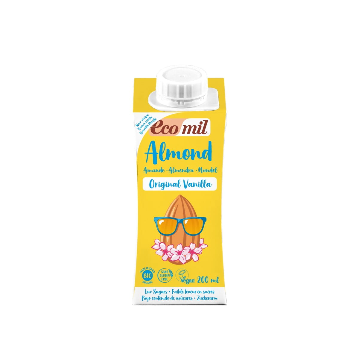 Boisson Amande saveur vanille BIO 200 ml ECOMIL