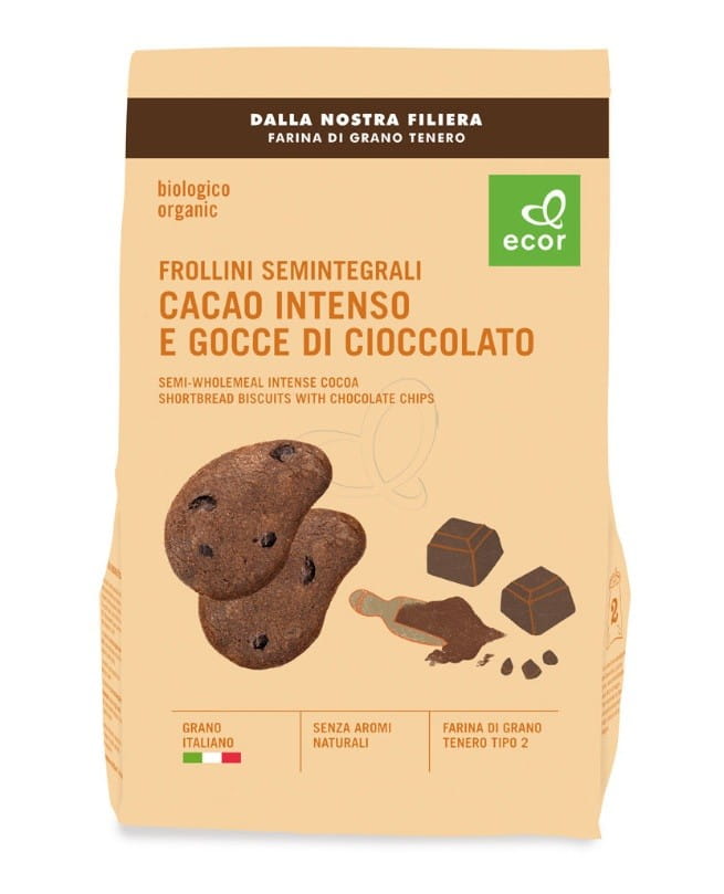 Galettes de cacao aux morceaux de chocolat BIO 350 g ECOR