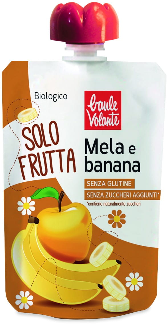 Mousse pomme et banane BIO 100 g BAULE VOLANTE