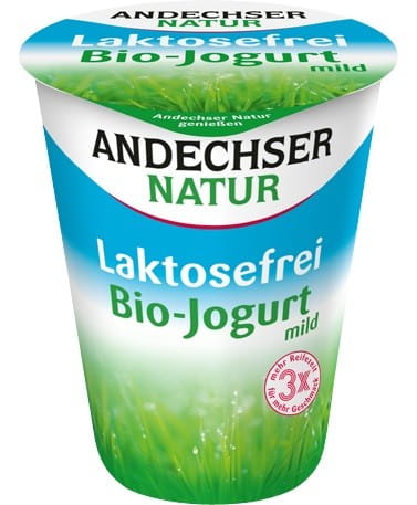 Yaourt nature 38% sans lactose BIO 400 g ANDECHSER NATUR