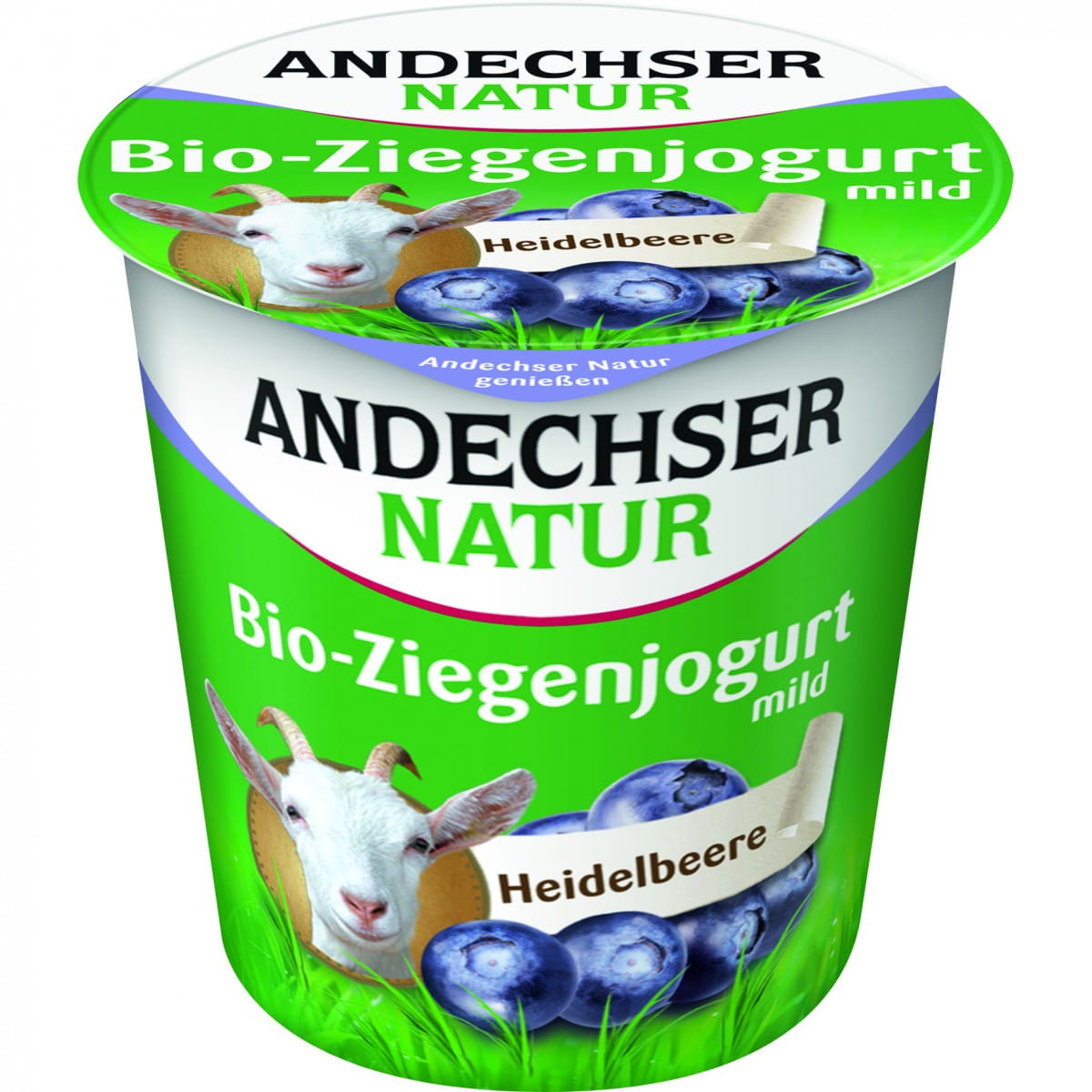 Yaourt chèvre myrtille 35% BIO 125 g ANDECHSER NATUR
