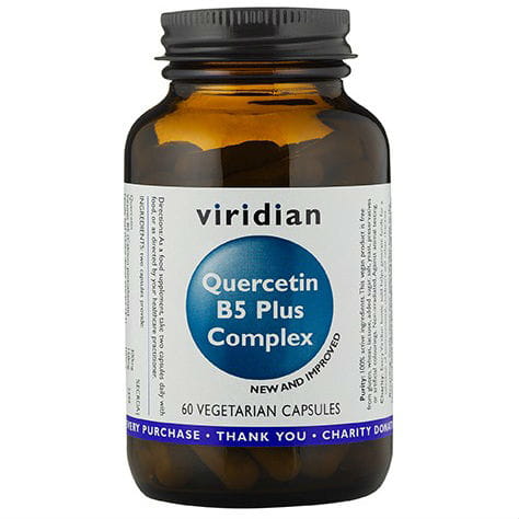 Quercétine b5 plus complexe de quercétine 60 gélules VIRIDIAN