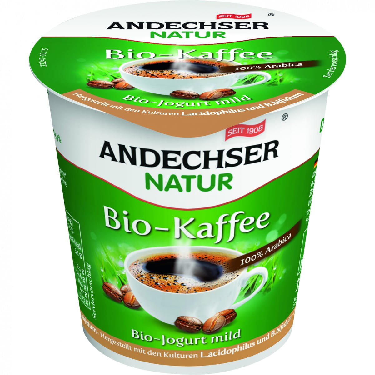 Yaourt au café 37% de matières grasses BIO 150 g ANDECHSER