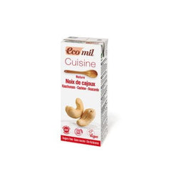 Crème culinaire noix de cajou sans sucre BIO 200 ml ECOMIL