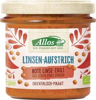 Pâte de lentilles épicée sans gluten BIO 140 g - ALLOS