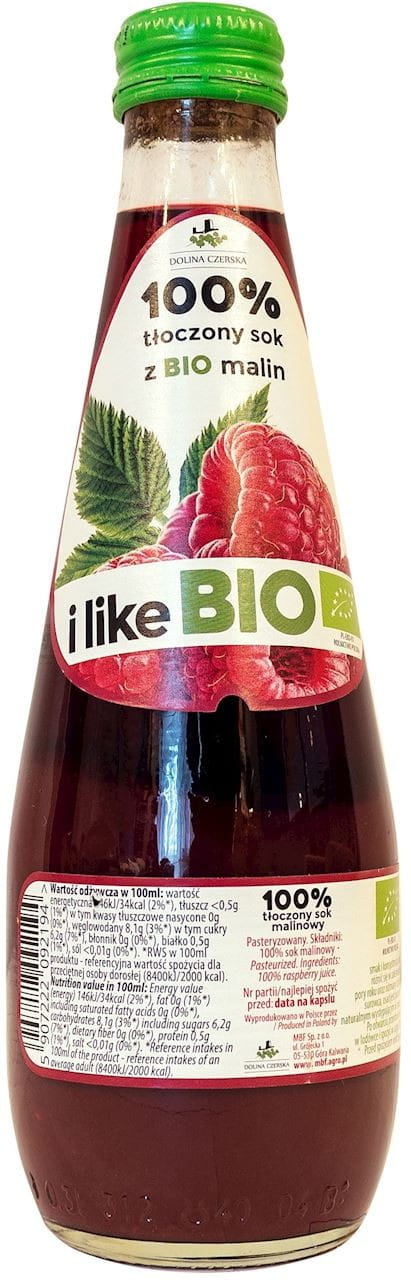 Jus de framboise BIO 300 ml - CZERSKA VALLEY