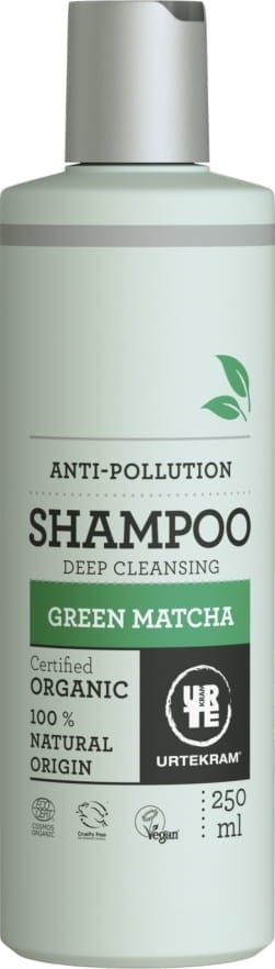 Shampooing lavant vert matcha pour tous types de cheveux BIO 250 ml URTEKRAM