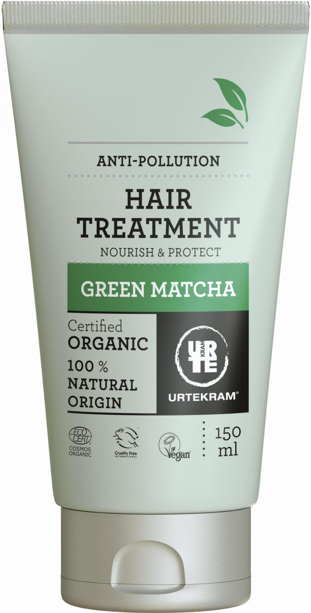 Masque capillaire vert Matcha BIO 150 ml URTEKRAM