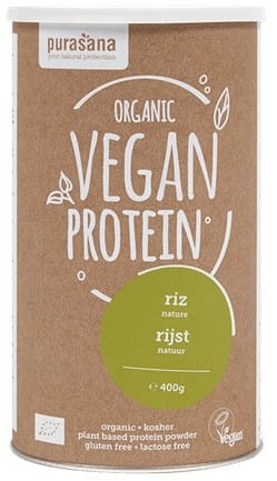 Protéine de riz sans gluten BIO 400 g - PURASANA