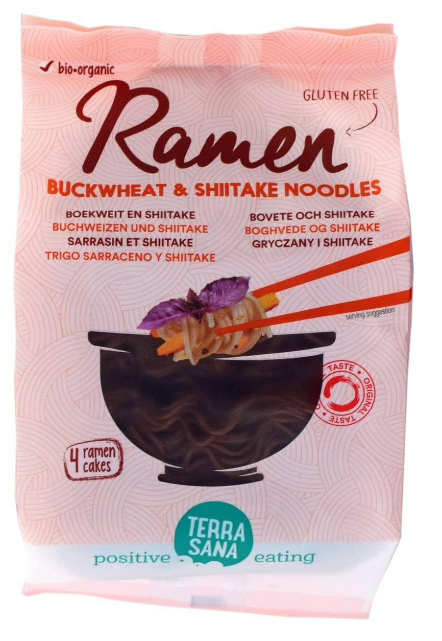 Ramen de nouilles de sarrasin au shiitake sans gluten BIO 280 g - TERRASANA