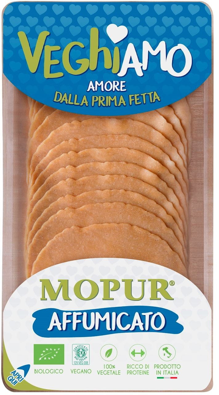 Produit végétalien A'LA mopur saucisson fumé BIO 90 g - VEGHIAMO