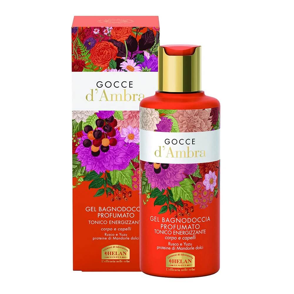 Gel douche et bain parfumé gocce d'ambra 200 ml - HELAN