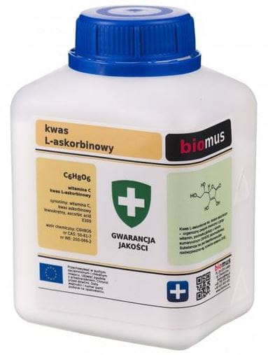 Acide L-Ascorbique Vitamine C 250g BIOMUS