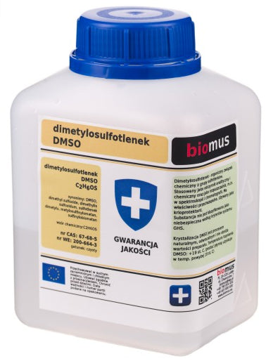 Dimethylsulfoxide dmso emballage plastique 250ml BIOMUS
