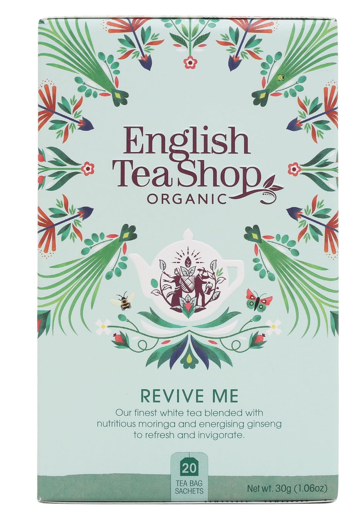 Thé Revive me 20x1.5 g BIO 30 g ENGLISH TEA SHOP