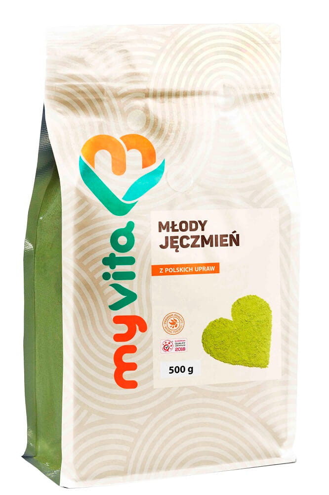 Jeune Orge Vert Poudre Herbe 500g MYVITA