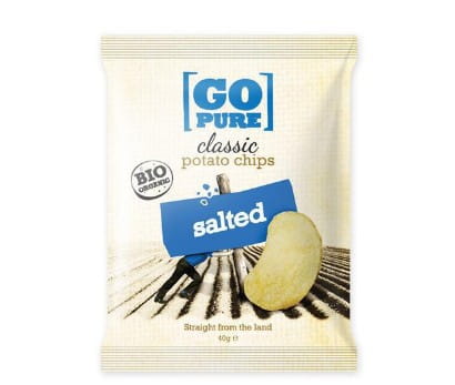 Chips salées sans gluten BIO 40 g GO PURE