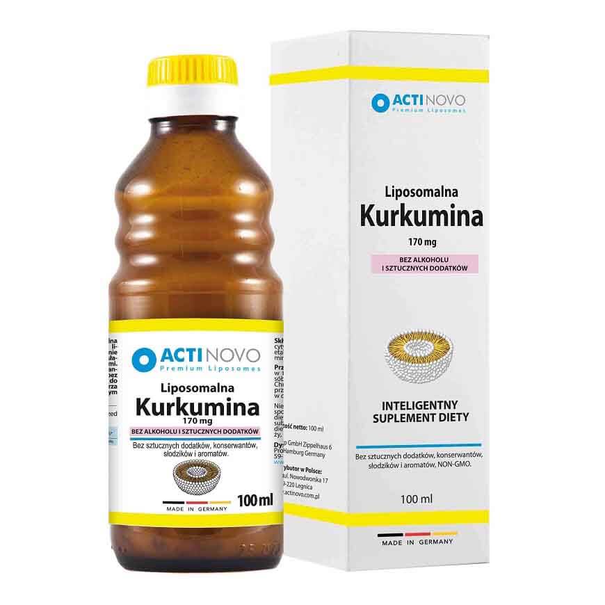 Curcumine liposomale 170mg sans alcool 20 portions 100ml - ACTINOVO