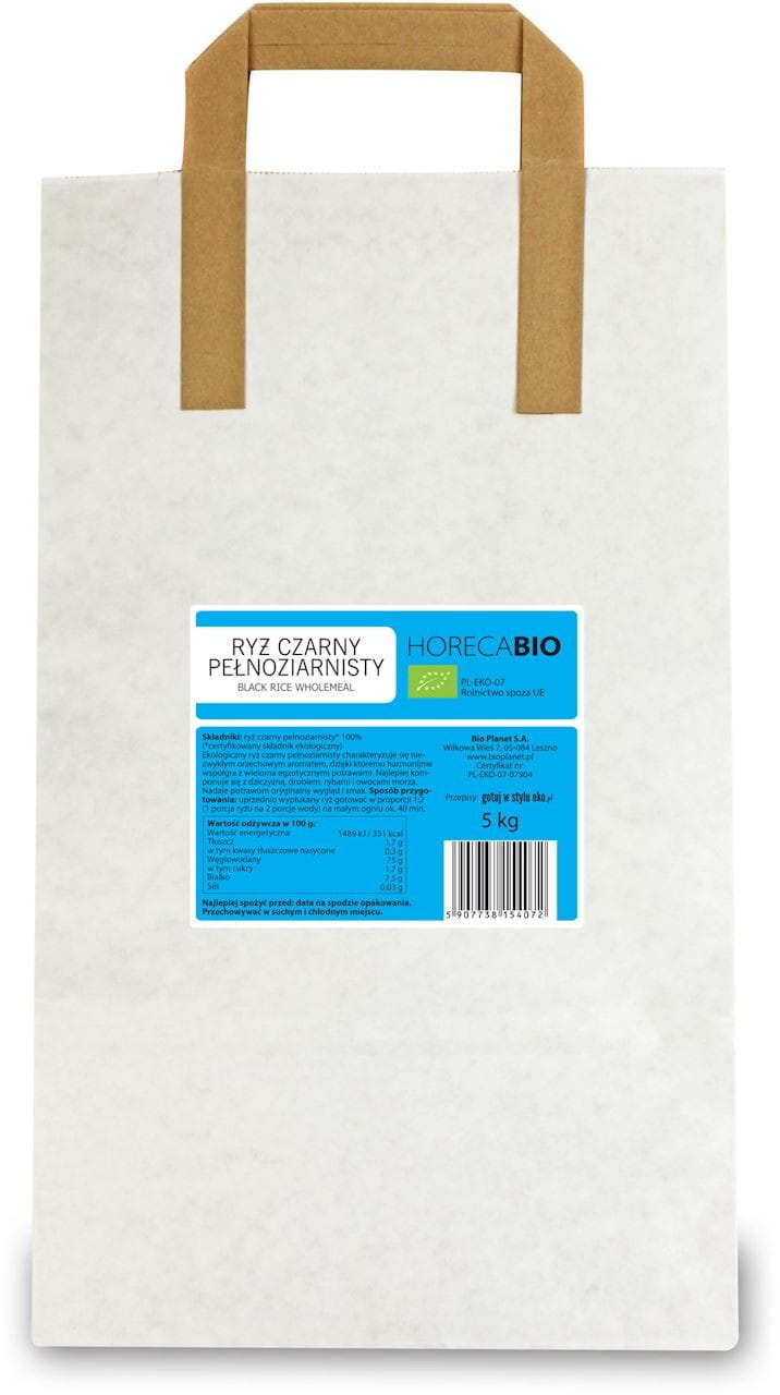 Riz complet noir BIO 5 kg - HORECA