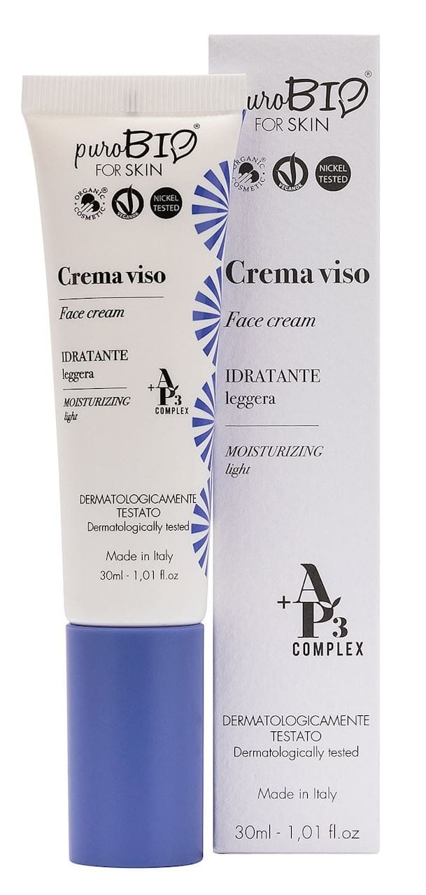 Crème visage hydratante pour peaux normales 30 ml - PUROBIO