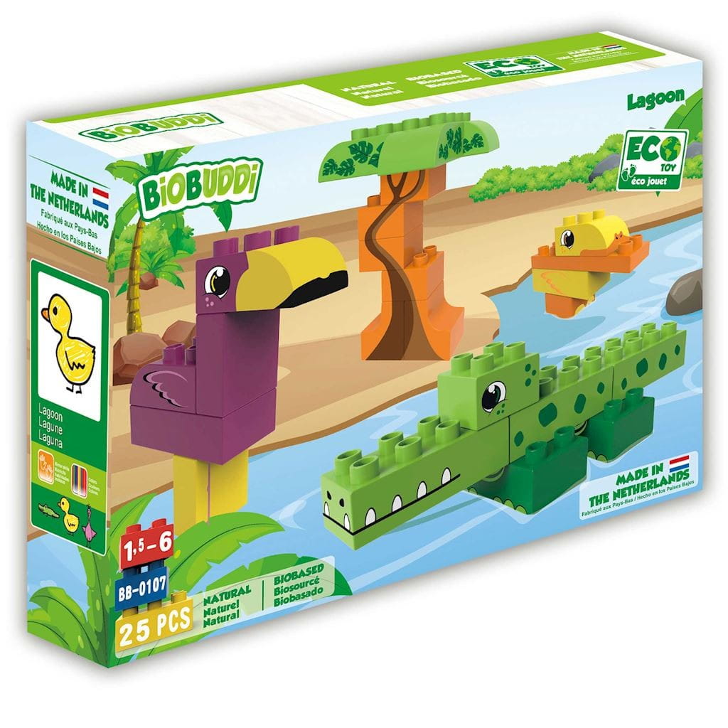 Un ensemble de blocs lagon 25 éléments - BIOBUDDI
